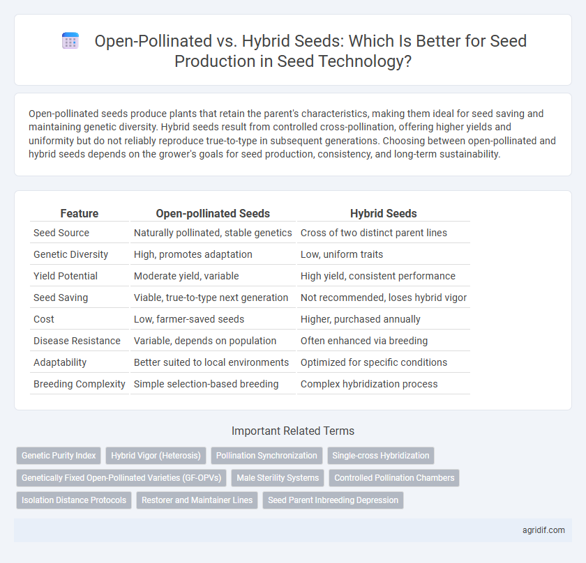 Open-Pollinated vs. Hybrid Seeds: Which Is Better for Seed Production in Seed Technology?