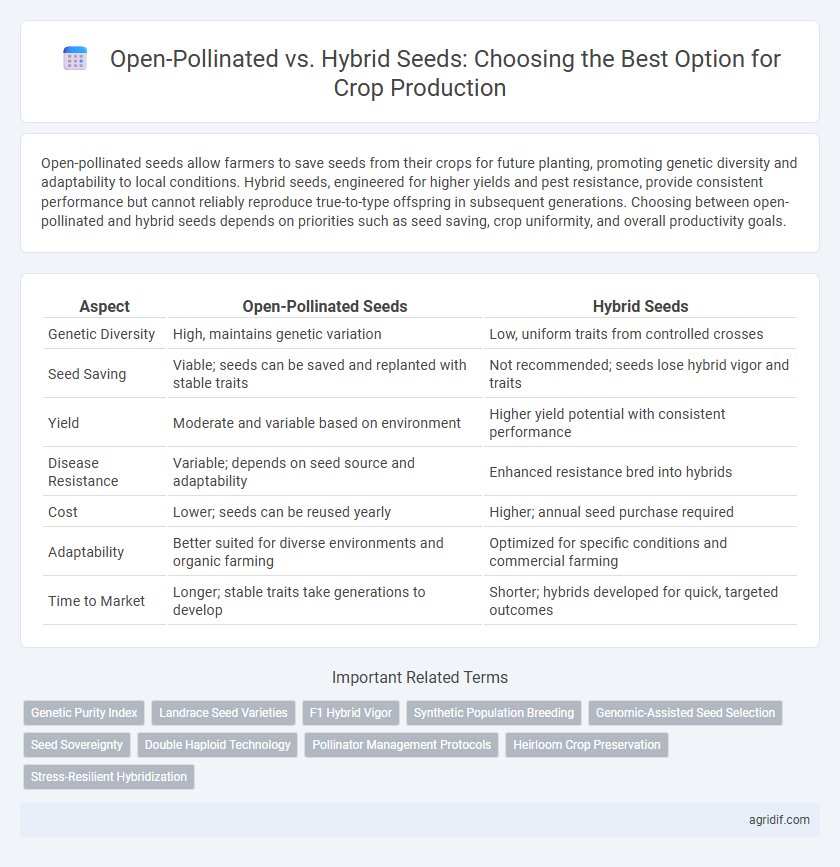 Open-Pollinated vs. Hybrid Seeds: Choosing the Best Option for Crop Production