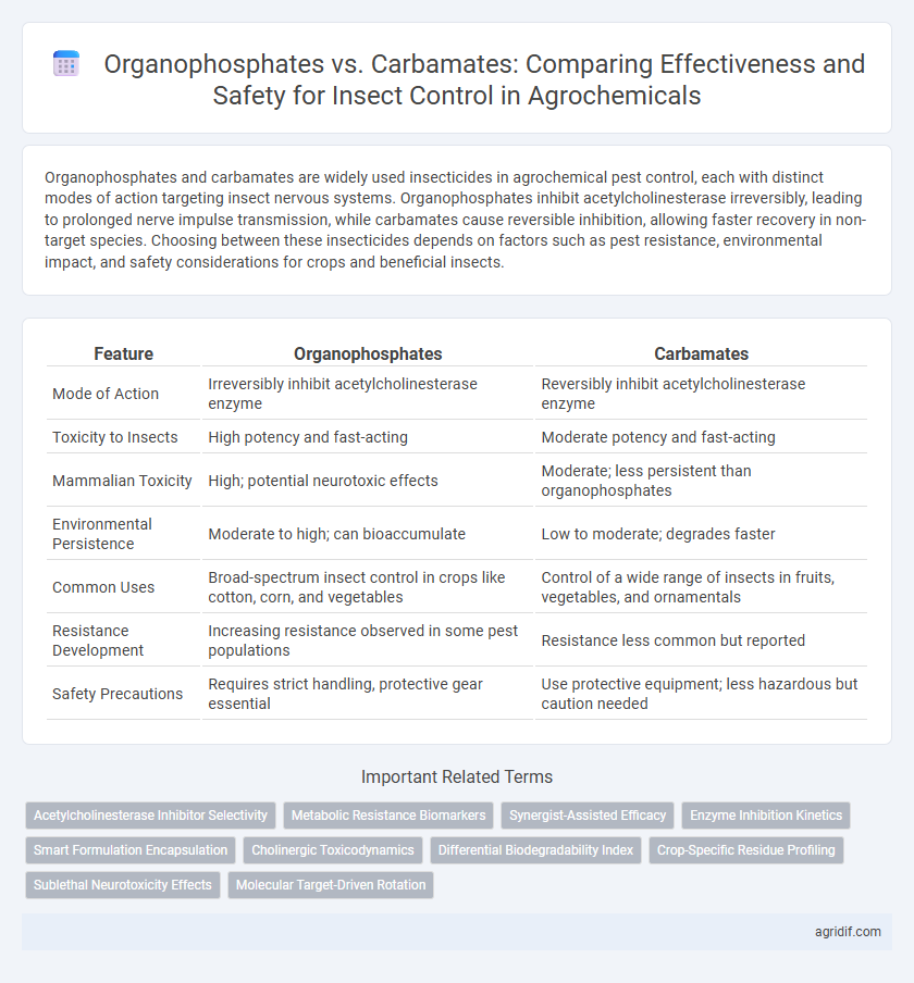 Organophosphates vs. Carbamates: Comparing Effectiveness and Safety for Insect Control in Agrochemicals
