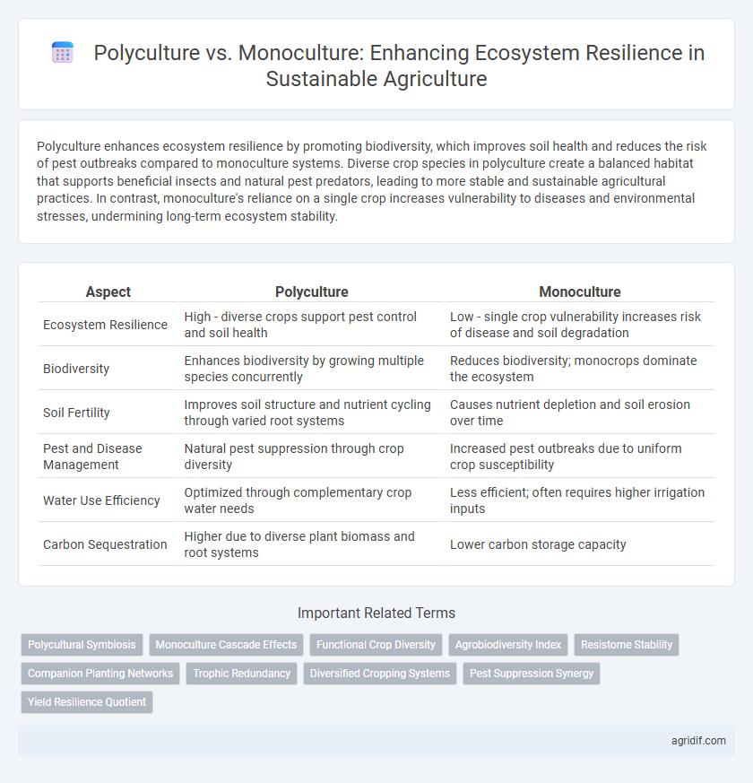 Polyculture vs. Monoculture: Enhancing Ecosystem Resilience in Sustainable Agriculture