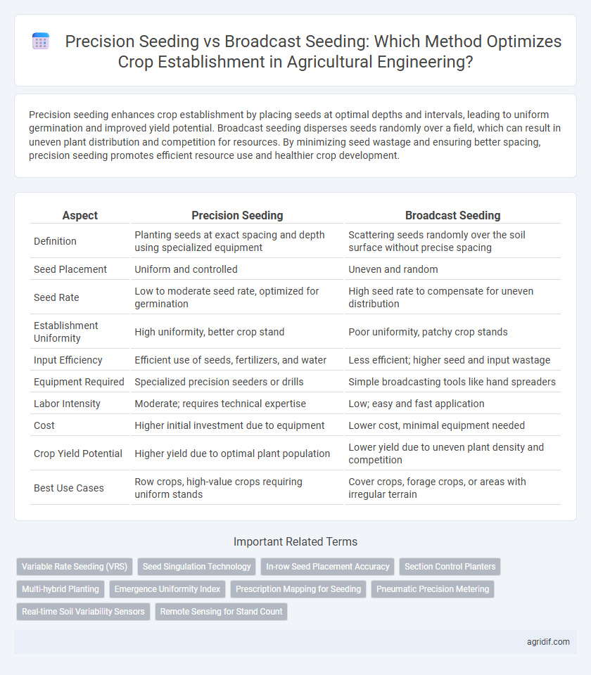 Precision Seeding vs Broadcast Seeding: Which Method Optimizes Crop Establishment in Agricultural Engineering?