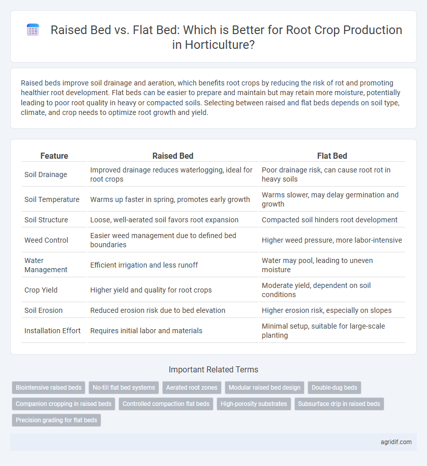 Raised Bed vs. Flat Bed: Which is Better for Root Crop Production in Horticulture?