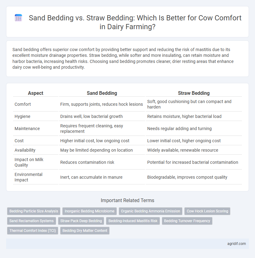 Sand Bedding vs. Straw Bedding: Which Is Better for Cow Comfort in Dairy Farming?