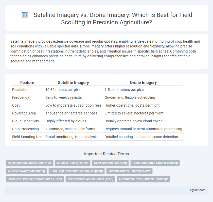 Satellite Imagery vs. Drone Imagery: Which Is Best for Field Scouting in Precision Agriculture?