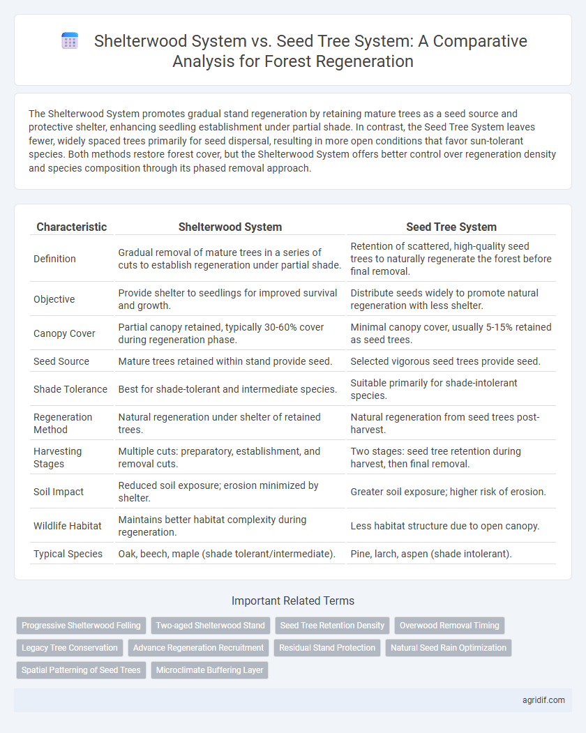 Shelterwood System vs. Seed Tree System: A Comparative Analysis for Forest Regeneration