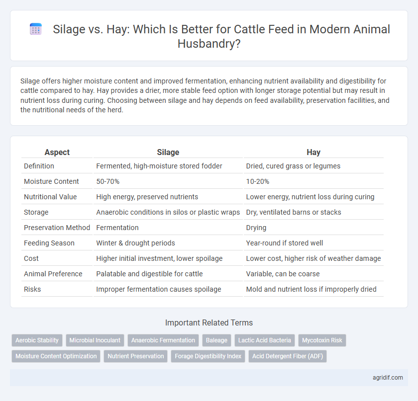 Silage vs. Hay: Which Is Better for Cattle Feed in Modern Animal Husbandry?