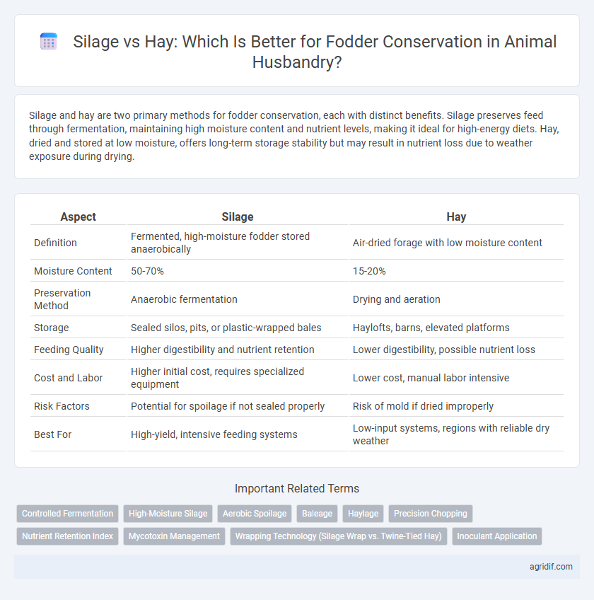Silage vs Hay: Which Is Better for Fodder Conservation in Animal Husbandry?