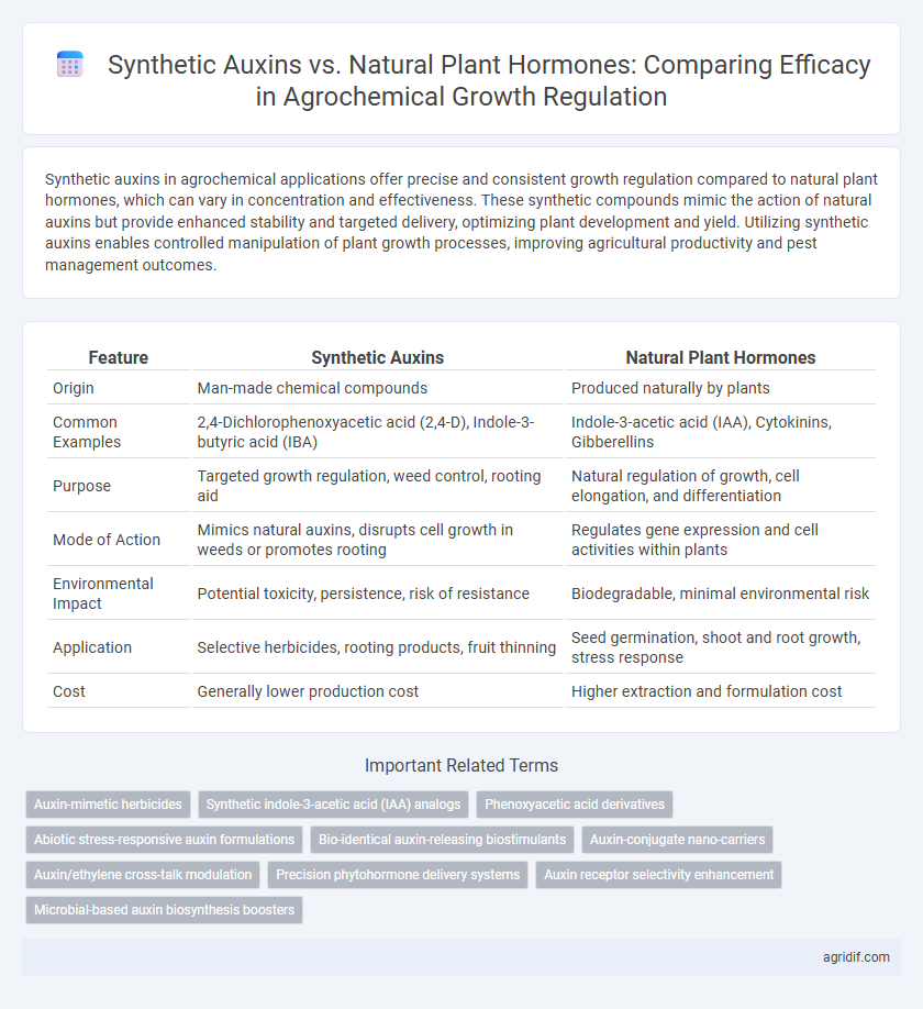 Synthetic Auxins vs. Natural Plant Hormones: Comparing Efficacy in Agrochemical Growth Regulation