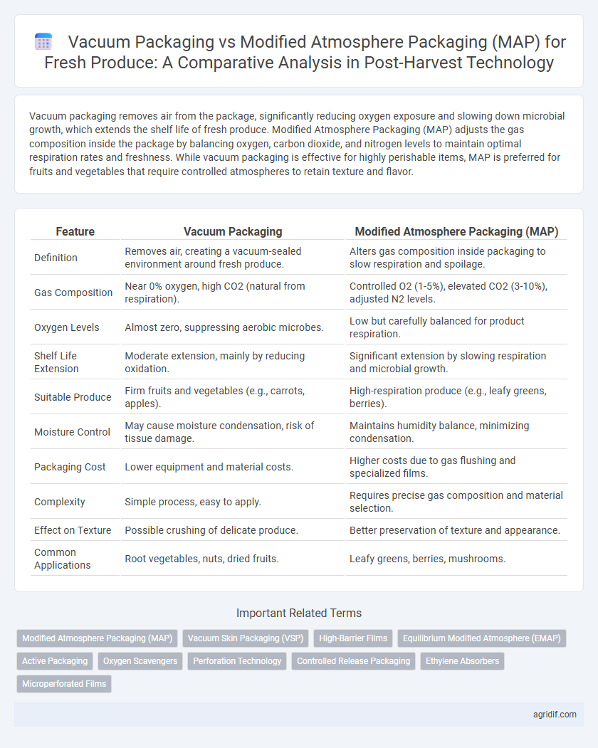 Vacuum Packaging vs Modified Atmosphere Packaging (MAP) for Fresh Produce: A Comparative Analysis in Post-Harvest Technology