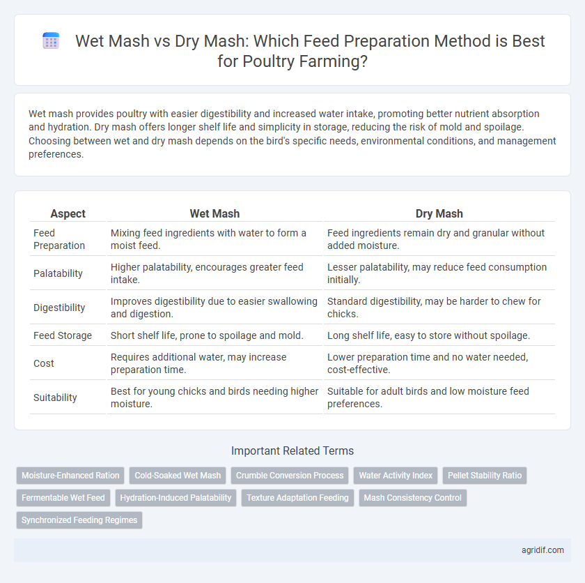 Wet Mash vs Dry Mash: Which Feed Preparation Method is Best for Poultry Farming?