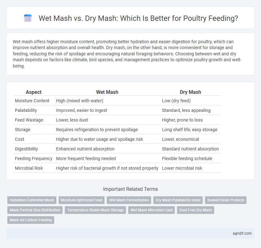 Wet Mash vs. Dry Mash: Which Is Better for Poultry Feeding?
