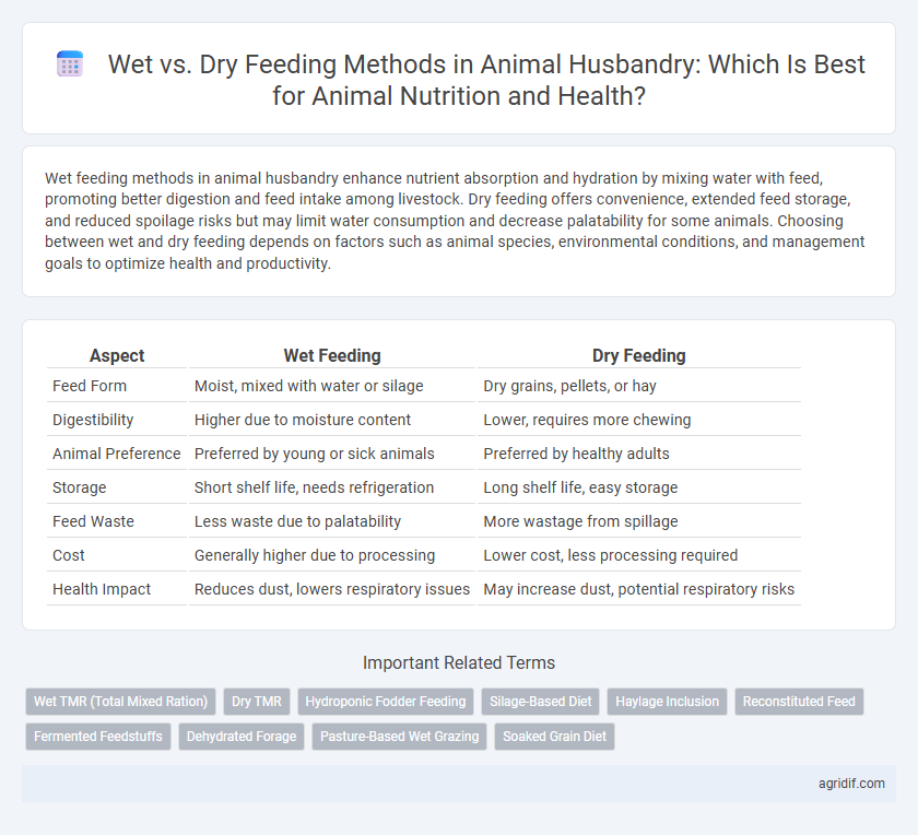 Wet vs. Dry Feeding Methods in Animal Husbandry: Which Is Best for Animal Nutrition and Health?