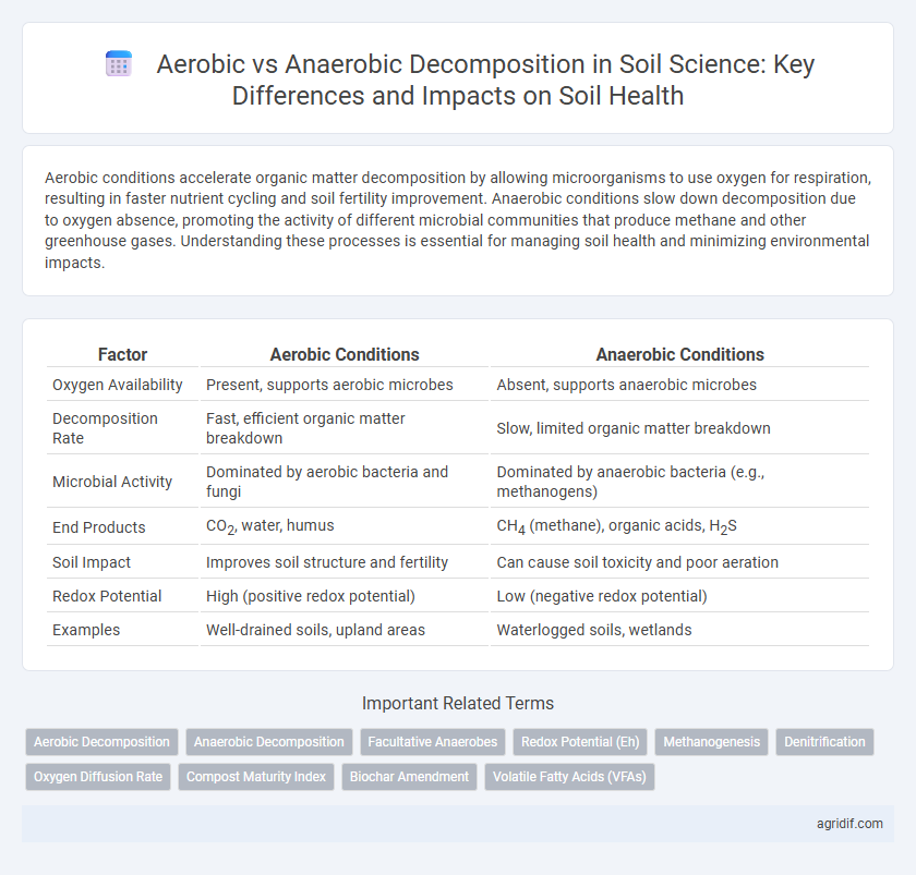 Aerobic vs Anaerobic Decomposition in Soil Science: Key Differences and Impacts on Soil Health