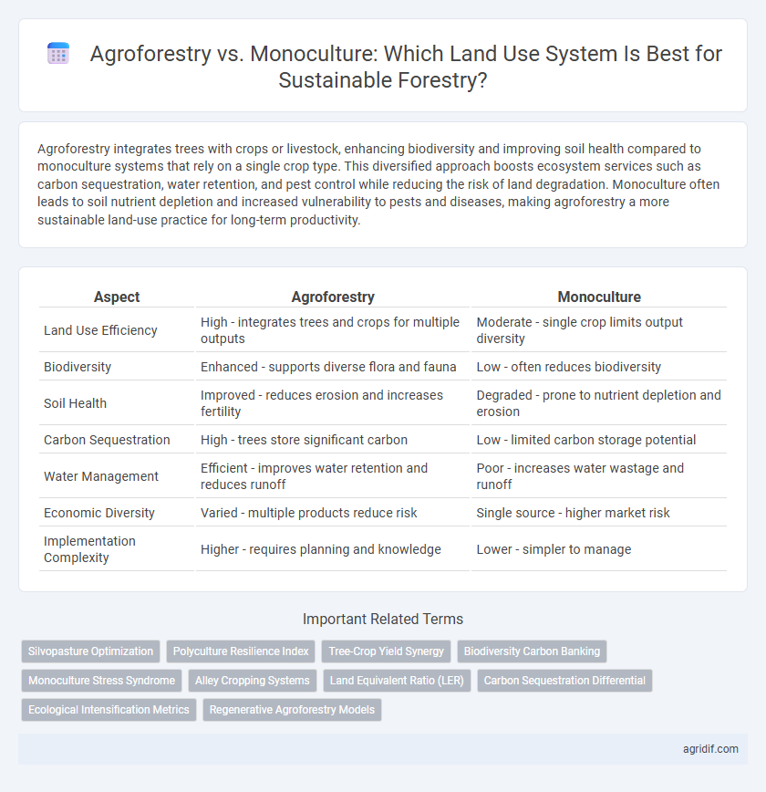Agroforestry vs. Monoculture: Which Land Use System Is Best for Sustainable Forestry?