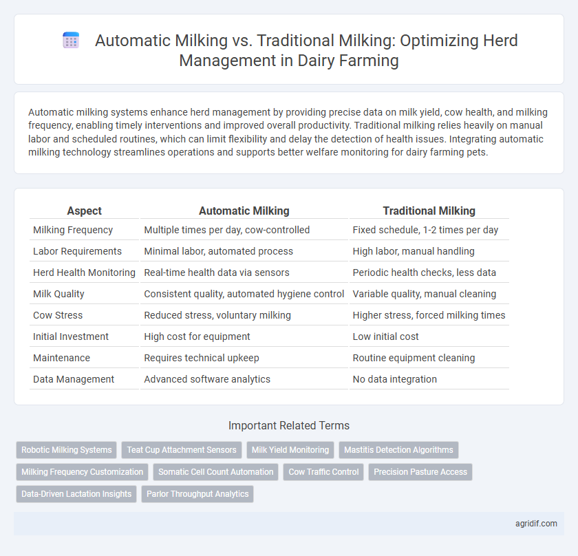 Automatic Milking vs. Traditional Milking: Optimizing Herd Management in Dairy Farming