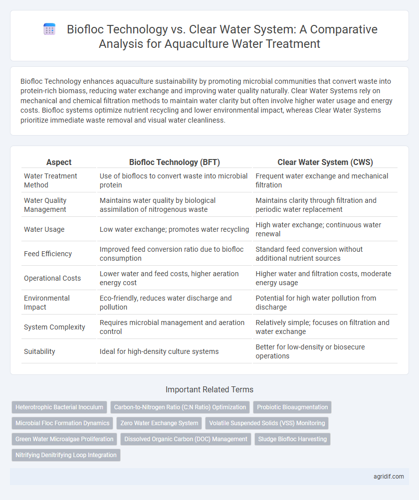 Biofloc Technology vs. Clear Water System: A Comparative Analysis for Aquaculture Water Treatment