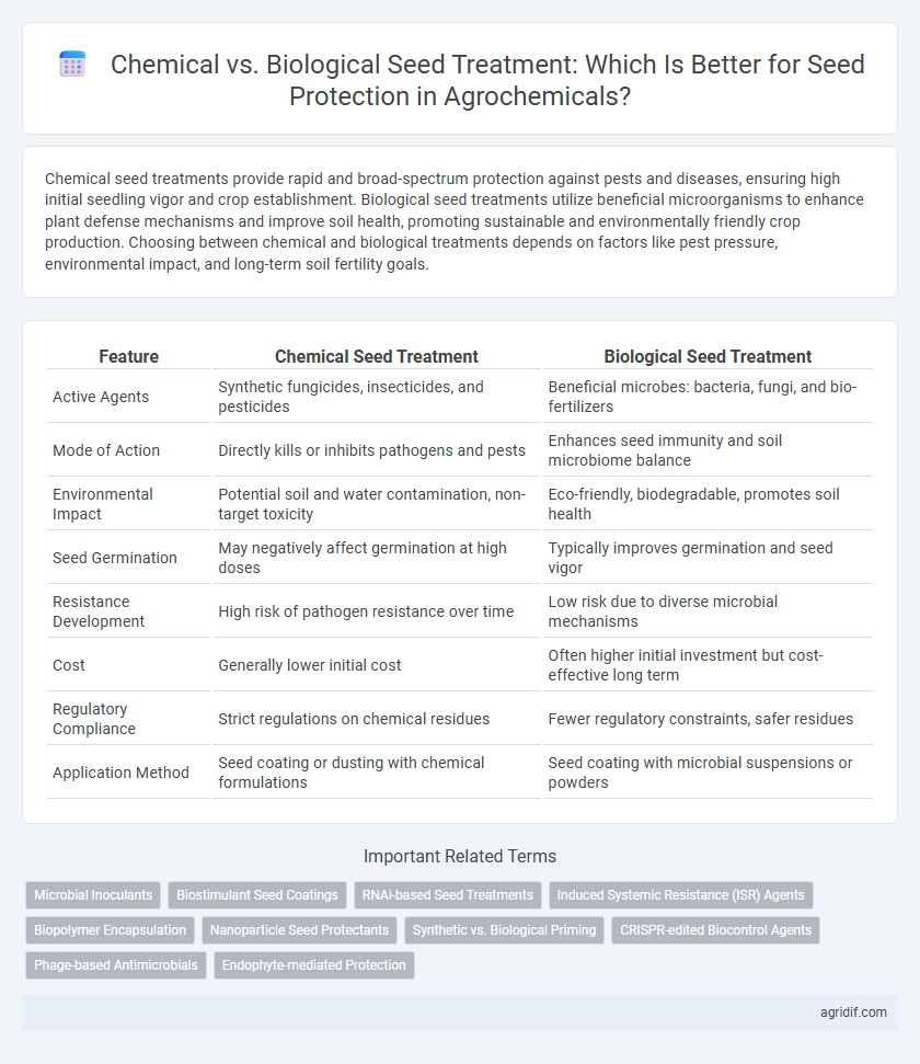 Chemical vs. Biological Seed Treatment: Which Is Better for Seed Protection in Agrochemicals?