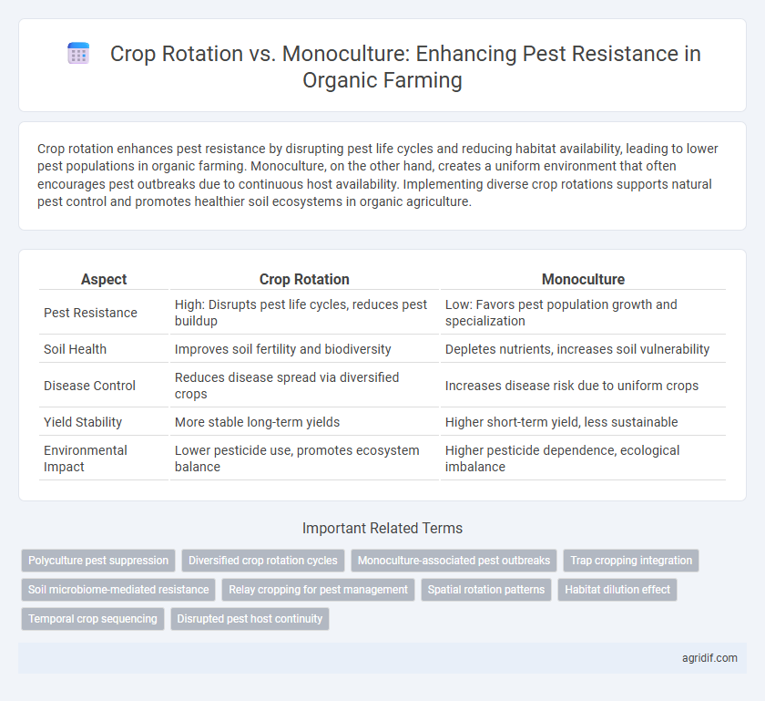 Crop Rotation vs. Monoculture: Enhancing Pest Resistance in Organic Farming