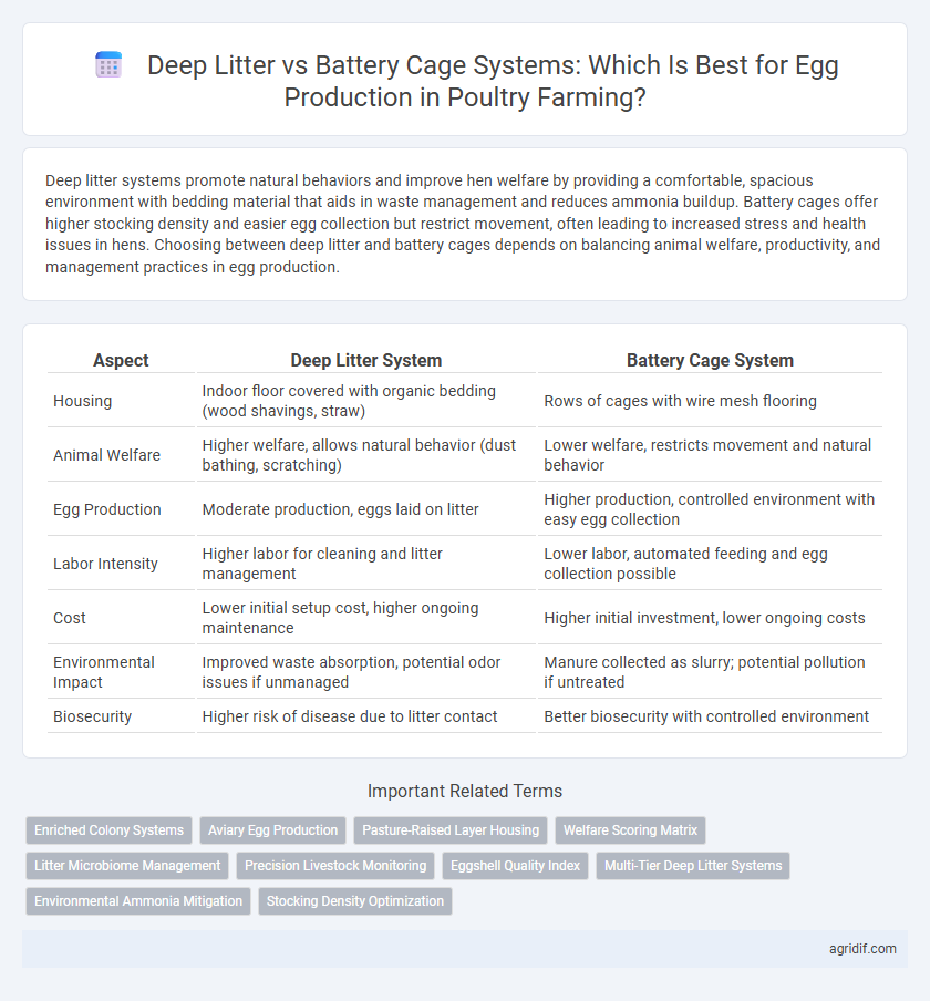Deep Litter vs Battery Cage Systems: Which Is Best for Egg Production in Poultry Farming?