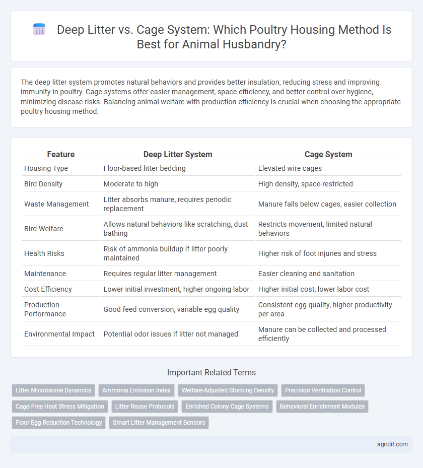 Deep Litter vs. Cage System: Which Poultry Housing Method Is Best for Animal Husbandry?