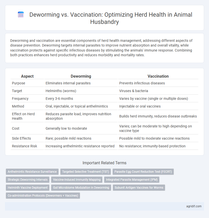 Deworming vs. Vaccination: Optimizing Herd Health in Animal Husbandry