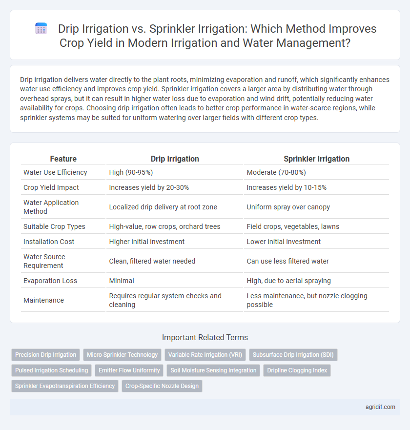 Drip Irrigation vs. Sprinkler Irrigation: Which Method Improves Crop Yield in Modern Irrigation and Water Management?