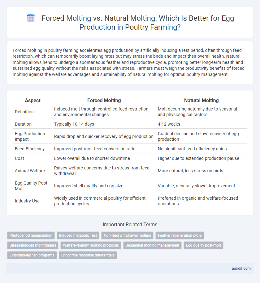 Forced Molting vs. Natural Molting: Which Is Better for Egg Production in Poultry Farming?