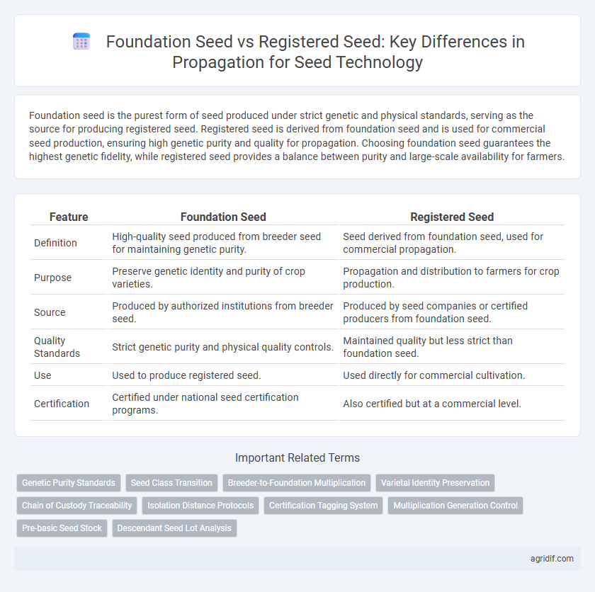 Foundation Seed vs Registered Seed: Key Differences in Propagation for Seed Technology