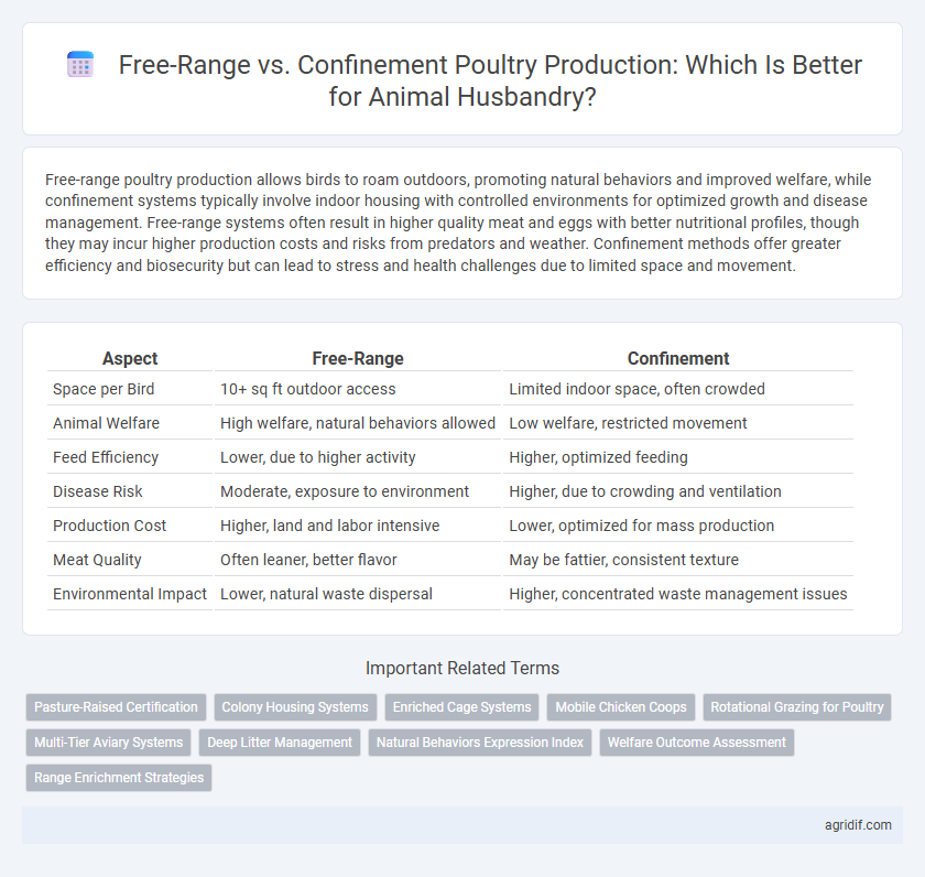 Free-Range vs. Confinement Poultry Production: Which Is Better for Animal Husbandry?