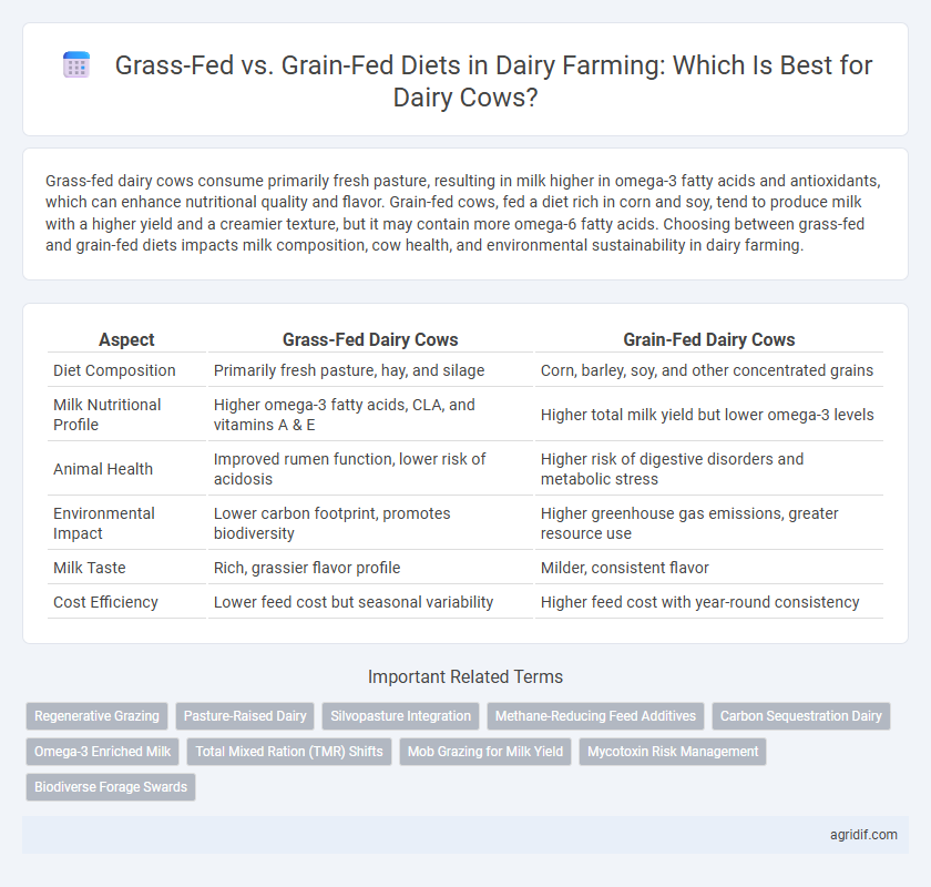 Grass-Fed vs. Grain-Fed Diets in Dairy Farming: Which Is Best for Dairy Cows?