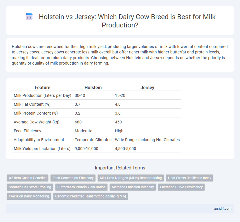 Holstein vs Jersey: Which Dairy Cow Breed is Best for Milk Production?