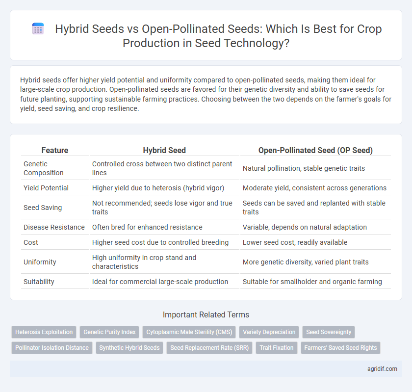 Hybrid Seeds vs Open-Pollinated Seeds: Which Is Best for Crop Production in Seed Technology?