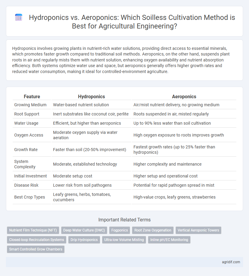 Hydroponics vs. Aeroponics: Which Soilless Cultivation Method is Best for Agricultural Engineering?