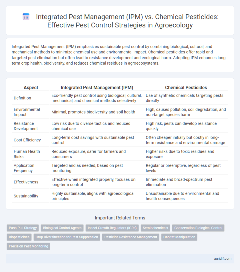 Integrated Pest Management (IPM) vs. Chemical Pesticides: Effective Pest Control Strategies in Agroecology