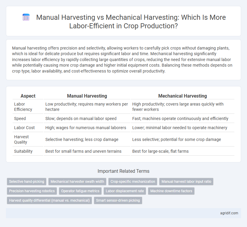 Manual Harvesting vs Mechanical Harvesting: Which Is More Labor-Efficient in Crop Production?