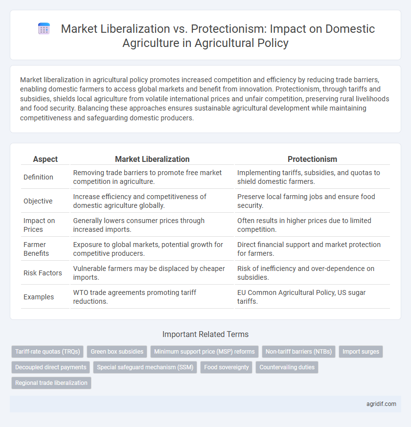 Market Liberalization vs. Protectionism: Impact on Domestic Agriculture in Agricultural Policy