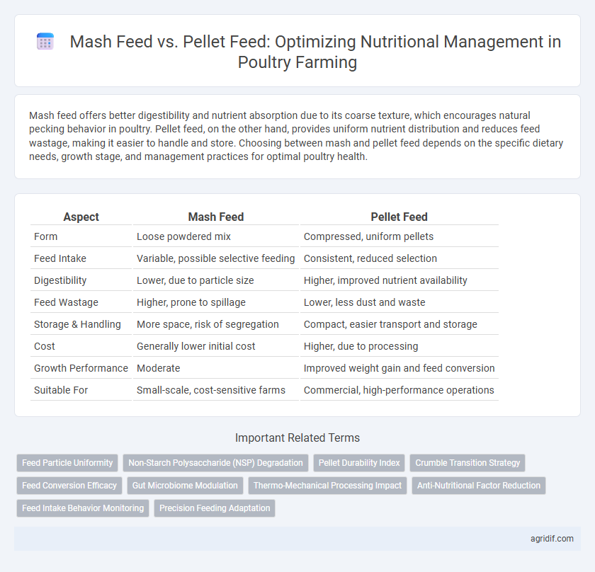 Mash Feed vs. Pellet Feed: Optimizing Nutritional Management in Poultry Farming
