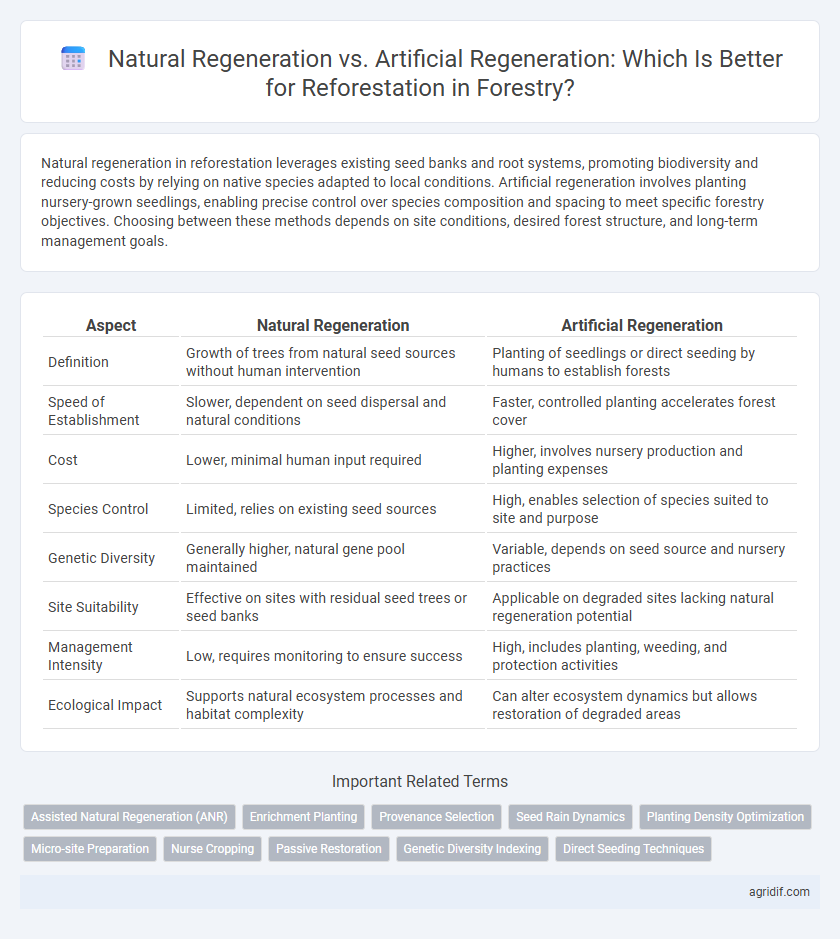 Natural Regeneration vs. Artificial Regeneration: Which Is Better for Reforestation in Forestry?