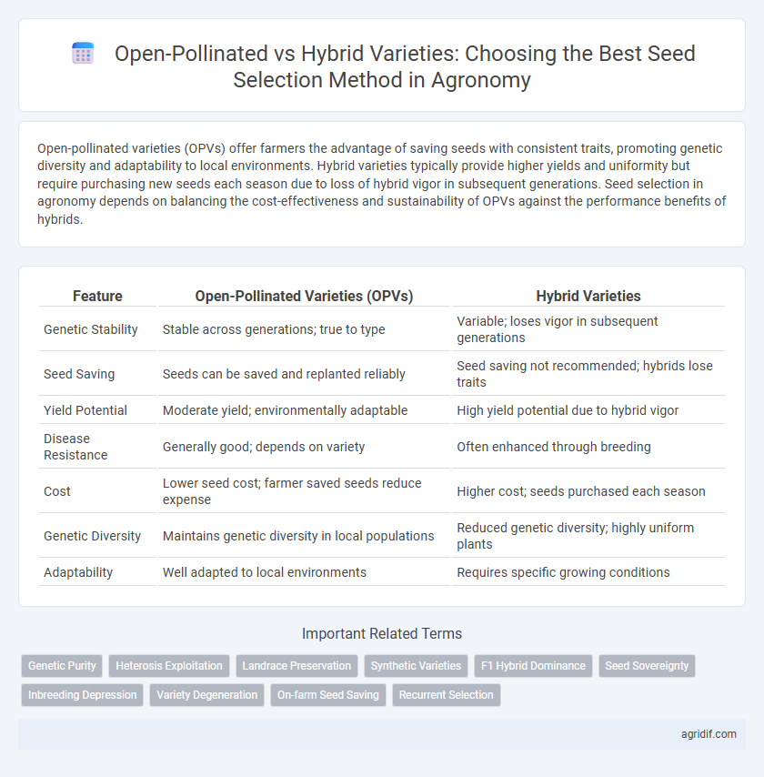Open-Pollinated vs Hybrid Varieties: Choosing the Best Seed Selection Method in Agronomy