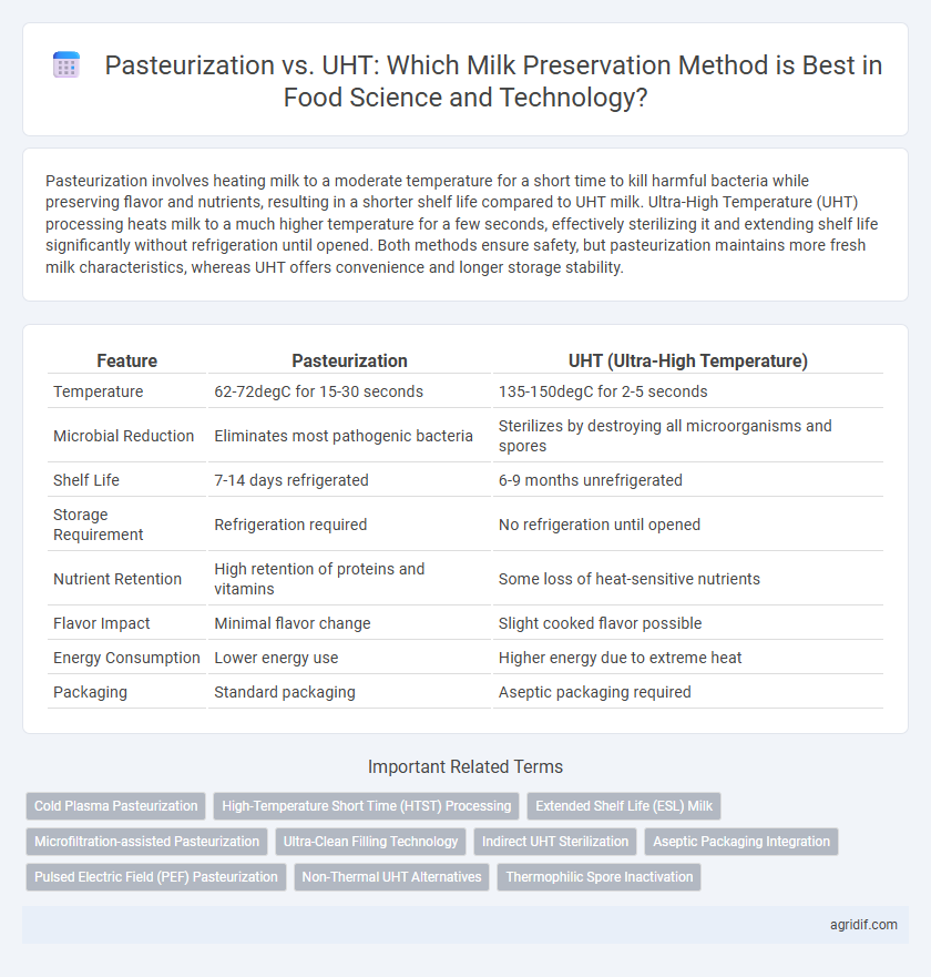 Pasteurization vs. UHT: Which Milk Preservation Method is Best in Food Science and Technology?