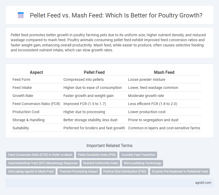 Pellet Feed vs. Mash Feed: Which Is Better for Poultry Growth?