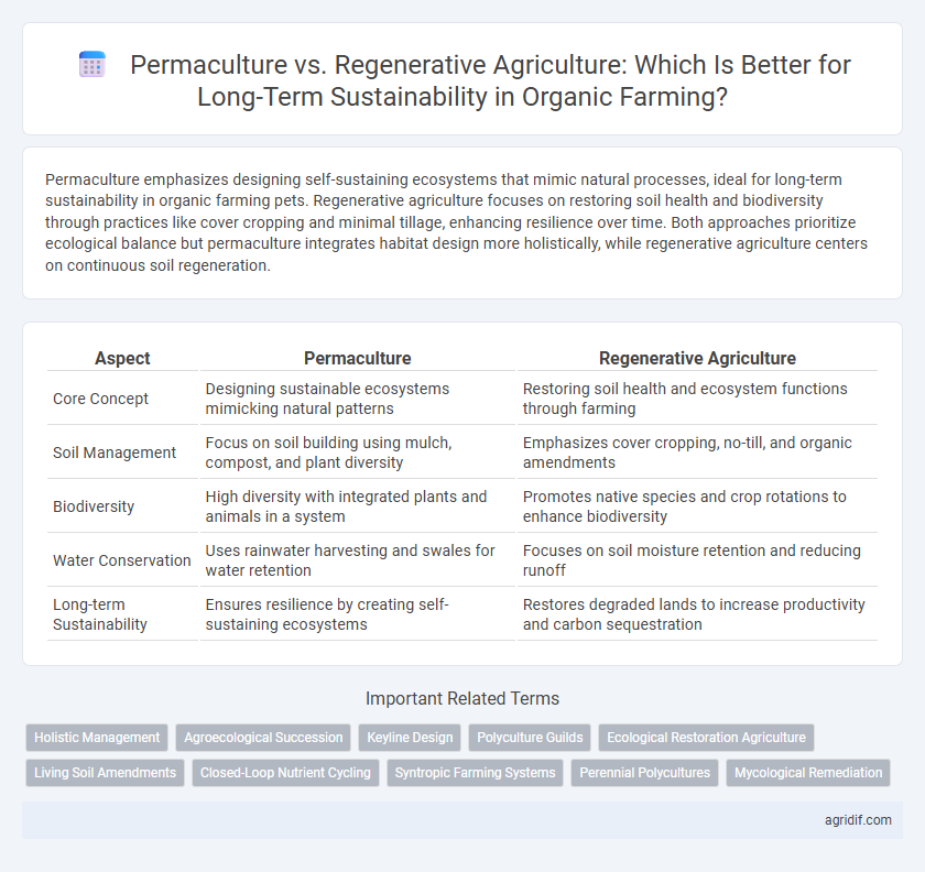 Permaculture vs. Regenerative Agriculture: Which Is Better for Long-Term Sustainability in Organic Farming?