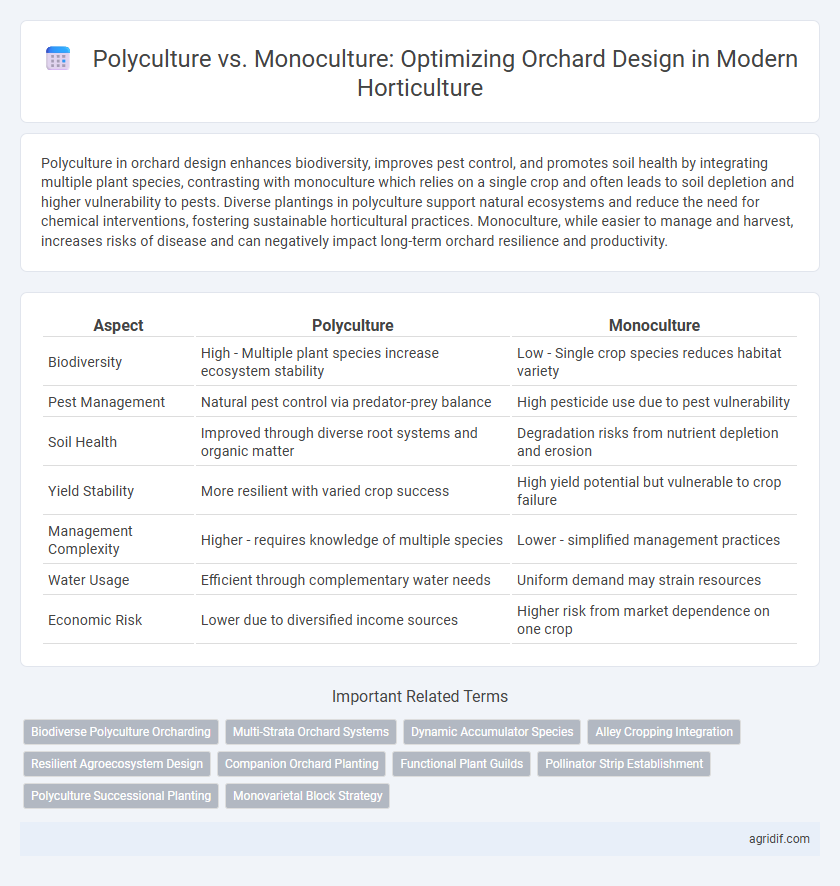 Polyculture vs. Monoculture: Optimizing Orchard Design in Modern Horticulture