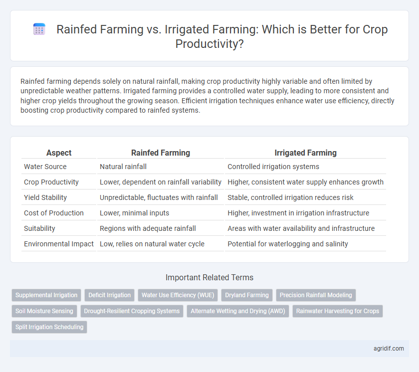 Rainfed Farming vs. Irrigated Farming: Which is Better for Crop Productivity?