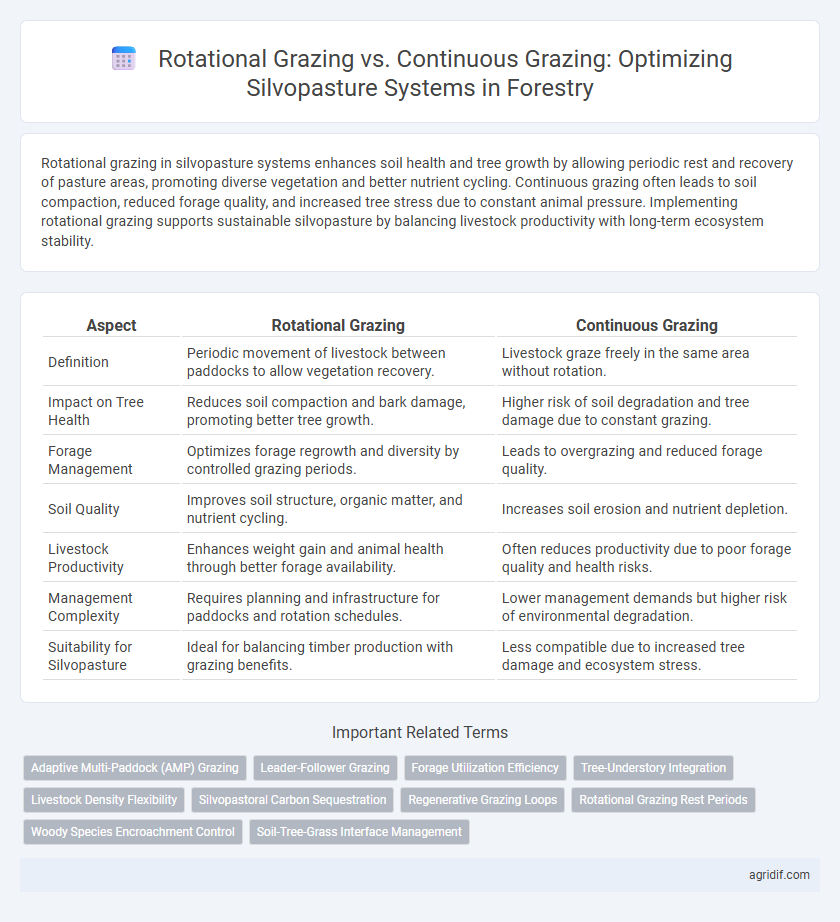 Rotational Grazing vs. Continuous Grazing: Optimizing Silvopasture Systems in Forestry