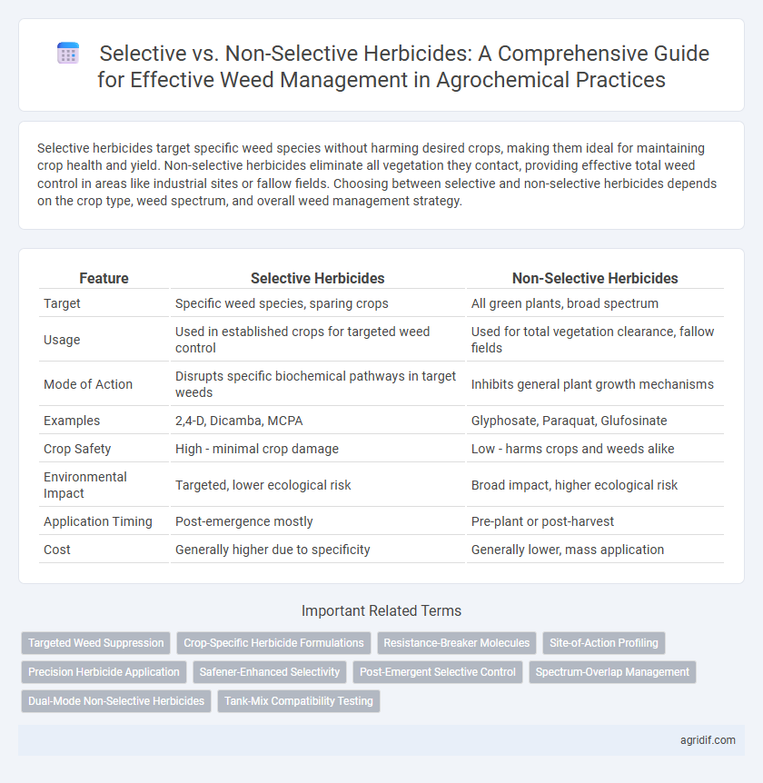 Selective vs. Non-Selective Herbicides: A Comprehensive Guide for Effective Weed Management in Agrochemical Practices