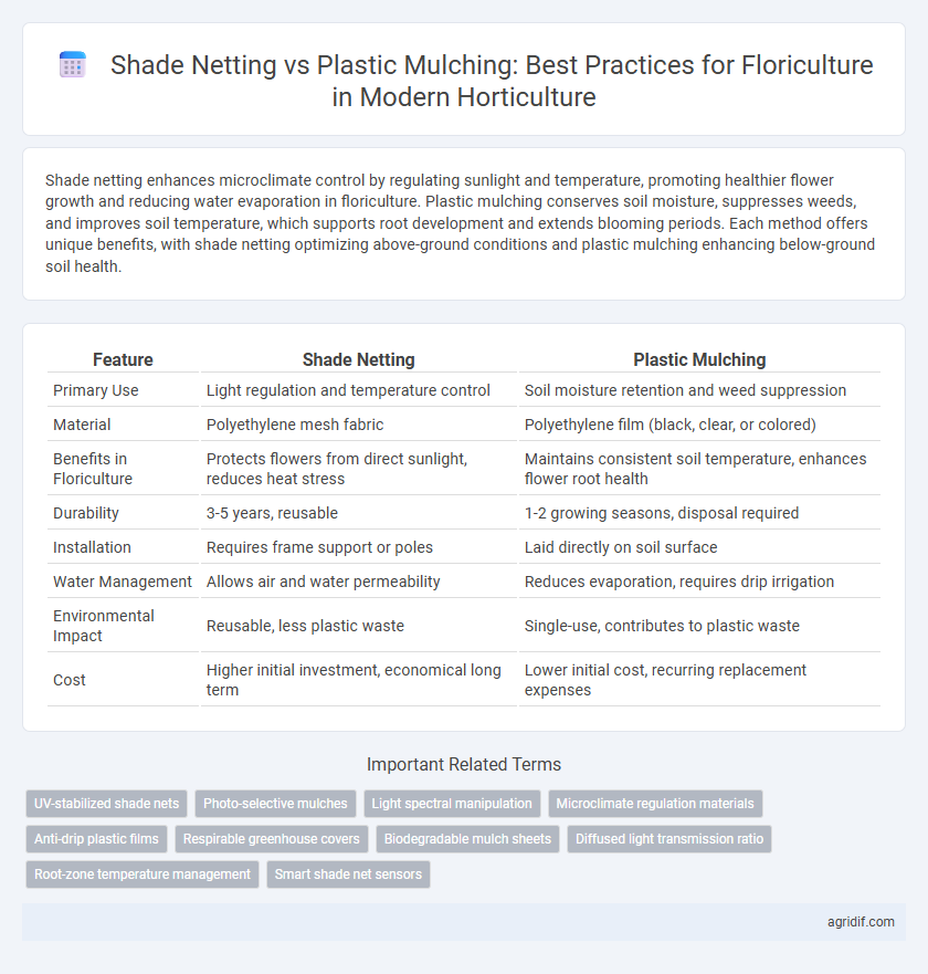 Shade Netting vs Plastic Mulching: Best Practices for Floriculture in Modern Horticulture