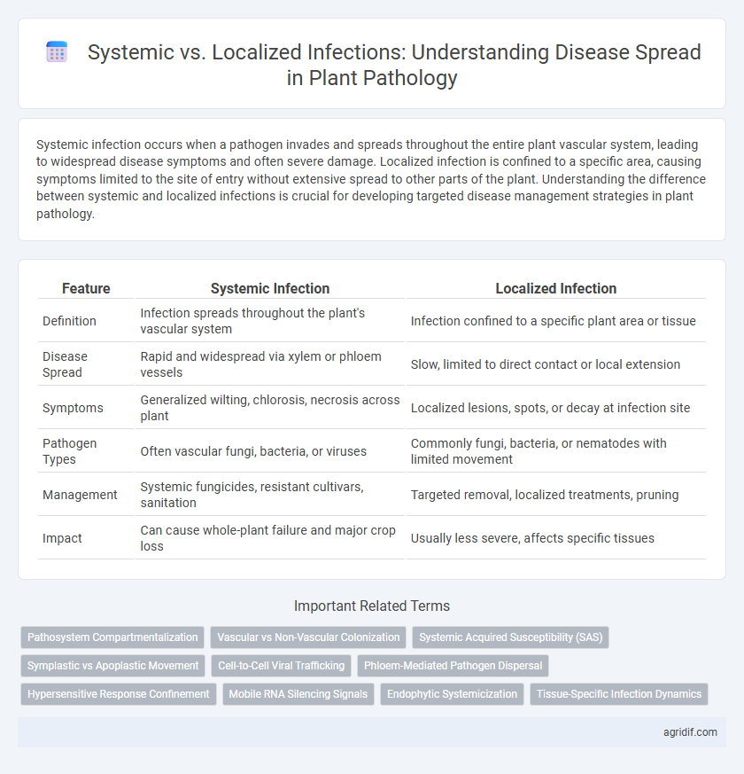 Systemic vs. Localized Infections: Understanding Disease Spread in Plant Pathology