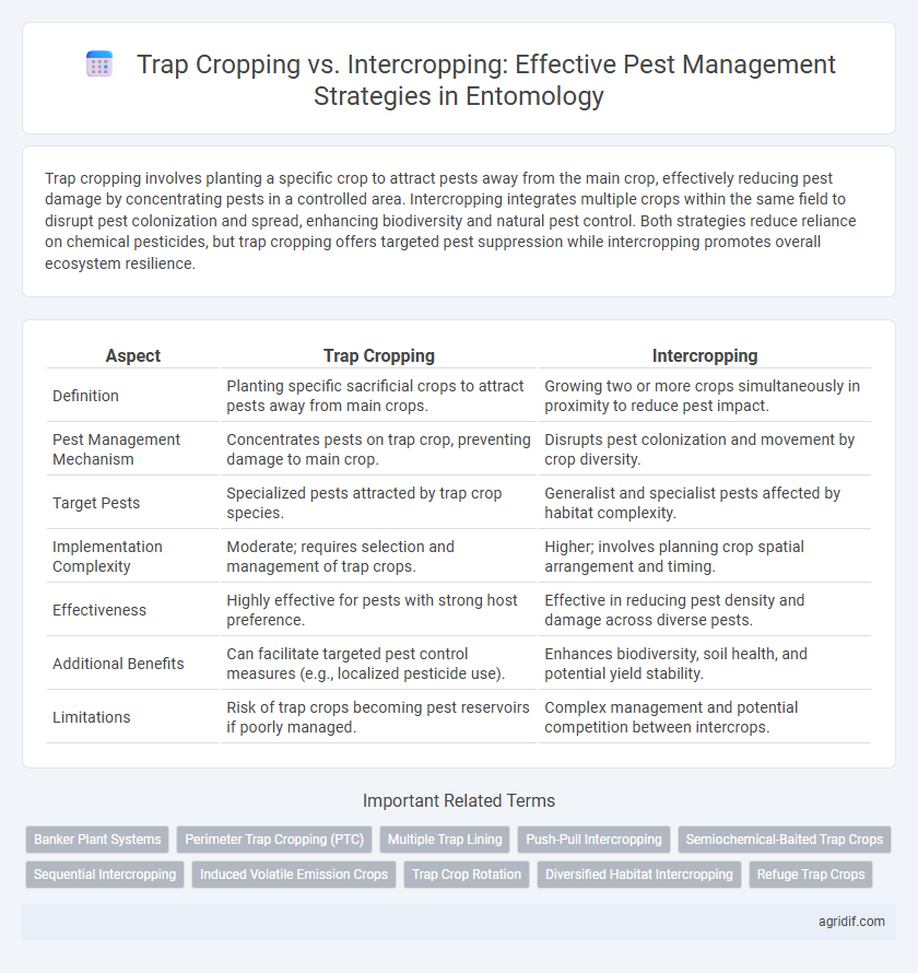 Trap Cropping vs. Intercropping: Effective Pest Management Strategies in Entomology