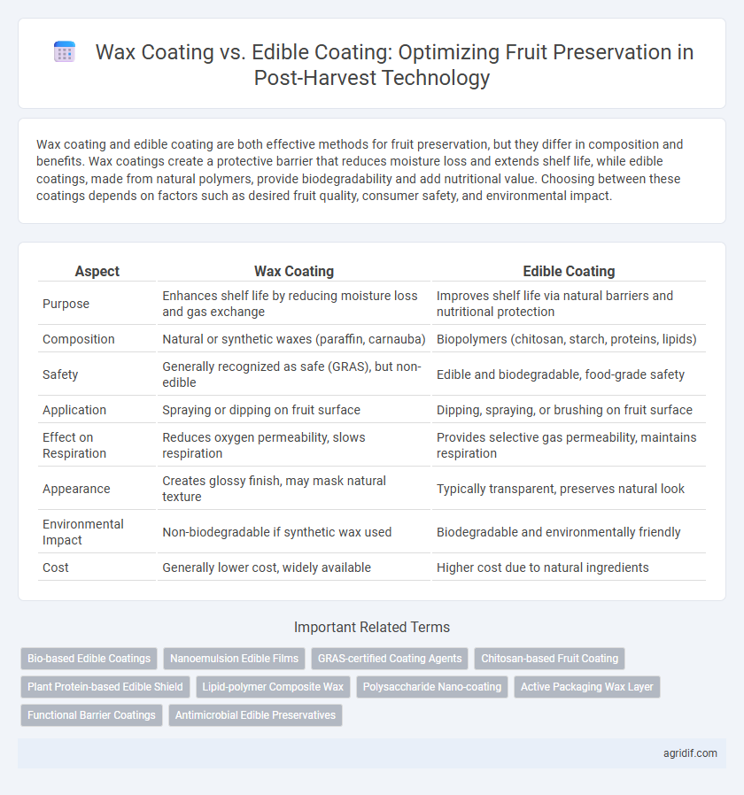 Wax Coating vs. Edible Coating: Optimizing Fruit Preservation in Post-Harvest Technology